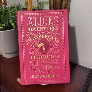 Barnes & Noble Pink and Gold 'Alice's Adventures in Wonderland' Book